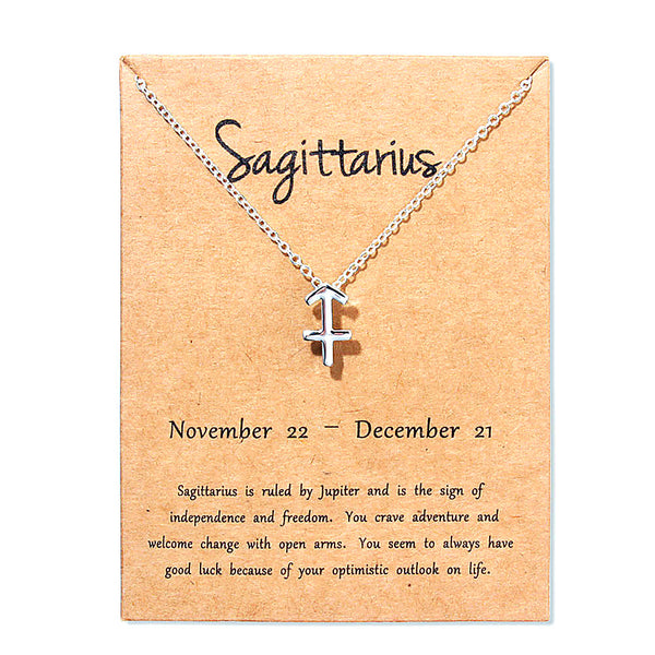 Zodiac Pendant Necklace